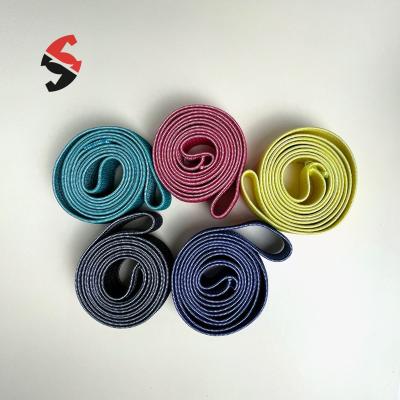 China Polyester+Latex Silk Fabric Training Resistance Band Latex Resistance Band Fitness Resistance Band for sale