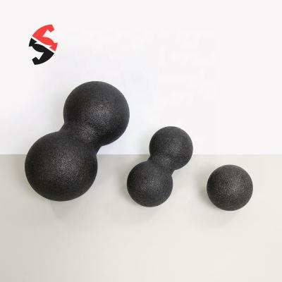 China Fitness High Density Foam Ball Peanut Muscle Massage Deep Massage PPE Massage Ball Set for sale