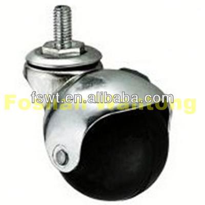 China Industry Light Duty Small Screw PP Wheelchair Ball Casters For Furniture , Sofa , Chair for sale