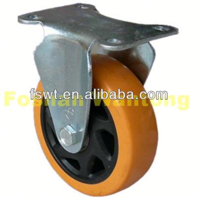 China Super Universal Transport Polyurethane (PU) Caster Furniture Handling Table Leg Casters for sale