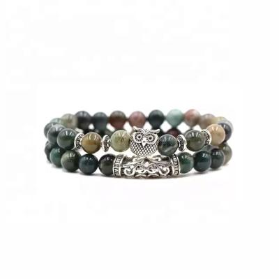 China FASHIONABLE Agete Crystal Beaded Bracelet Indian Jade Stone Bracelet Prices Beads Bracelet Set for sale