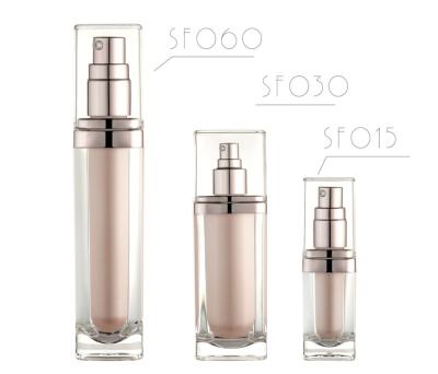 China Cosmetic Acrylic Personal Care Pump Lotion Bottle For Personal Care for sale