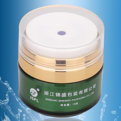 China New design cosmetic pump cream plastic acrylic airless jars, airless jar for sale