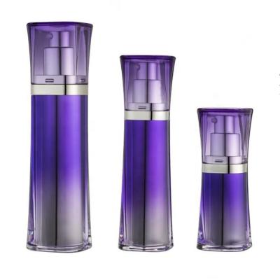 China 2022 New Purchasing Lotion Bottle Set Double Wall Acrylic Cosmetic Bottle Airless Pump Bottle Lovely for sale