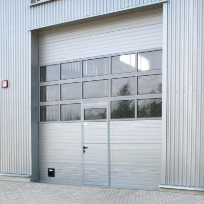 China Sound Insulation Automatic Industrial Iron Insulation Door Vertical Overhead Sliding Sectional Door For Sale for sale