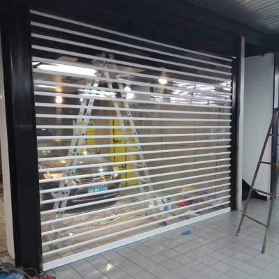 China Commercial Thermal Insulation Motorized And Controlled Polycarbonate Roller Shutters For Sale for sale