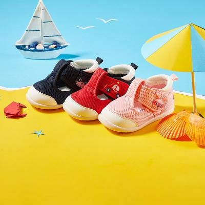 China High Quality Lightweight Baby Boy Children Indoor Shoes Walking Mesh Baby Shoes Soft And Breathable for sale