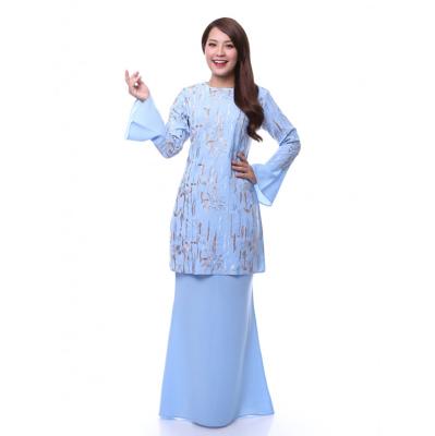 China Wholesale Modest Muslimah Styling Modern Leisure Muslim Dress Elegent Designer Kebaya Baju Kurung Malaysia for sale