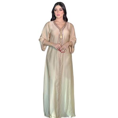 China Modest Muslimah Styling Islamic Clothing Dress Latest Design Muslim Abaya Elegant Long Sleeve for sale