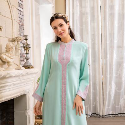 China Modest Muslimah Styling Wholesale china supplier maxi muslim robe muslim abaya islamic robe clothing for sale