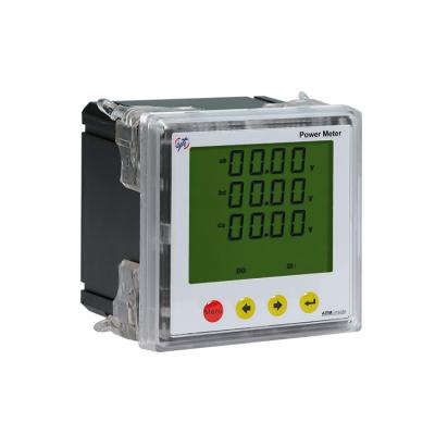 China (Modbus RTU Protocol) High Quality Digital Three Phase AC Panel Measurement Display LCD RS485 Panel Voltage Meter Three Phase Combination Meter for sale