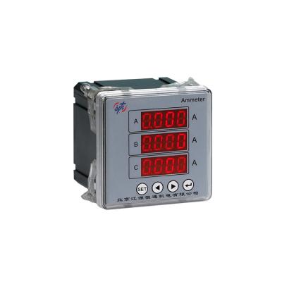 China Customized RS485 (Modbus RTU Protocol) LED Display Panel AC Voltmeter High End Smart Automotive Digital Three Phase Ammeter htew-x7i3 for sale