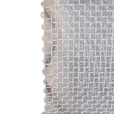 China 2021 Easily Assembled Cheap Electro Woven Iron Wire//sanxing//Factory Galvanized Closed Edge Square Wire Mesh for sale