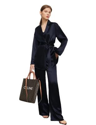 China QUICK DRY Career Women's Fashion Career Fashion Acetic Acid Service OEM Suit Blazer New Casual Wide-Leg Pants Suits Customized Three-Piece Suit for sale