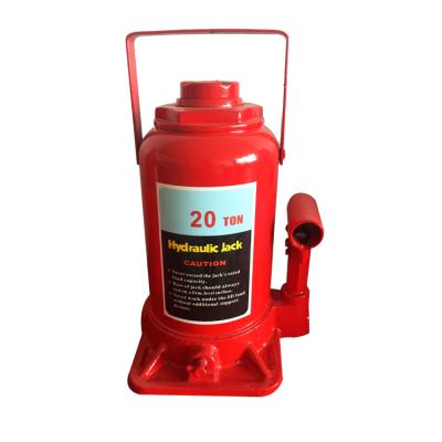 China Safety 11-20 Ton (Load) Capacity And Bottle Jack Type 20 Ton Red Telescopic Hydraulic Bottle Jack for sale