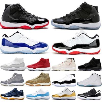 China 25th anniversary jubilee fashion trend men's basketball shoes 11 retro bred retro 12 sneakers dark women's flu reverse game 11 retro for sale