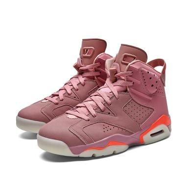 China 2021 Fashion Trend New High Top Fashion Men's Basketball Shoes Original Aj6 Quality for sale