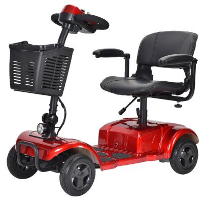 China Outdoor sports wholesale electric scooter four wheel handicapped adult electric scooter foldable scooter for sale