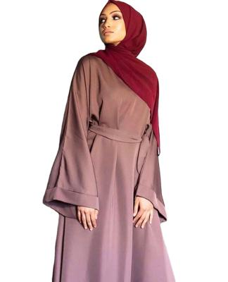 China Wholesale Casual Formal Abaya Kaftan Dress Plus Size Islamic Clothing Modest Muslim Dresses Simple Abaya for sale