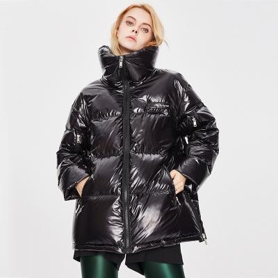 China Waterproof Bubble Coats Women Short Coats For Ladies Stripper Jacket Winter Coats Women for sale