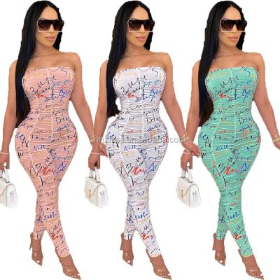 China 2021 Drop New Arrival Sexy Hot Sexy QUICK DRY White Women's Bodycon Overalls Plus Size Jumpsuits For Vacation for sale