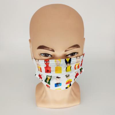 China Face Masks 3ply Medical Care Class I EN14683 Adult Type IIR Logo Printed Designer Disposable Medical Surgical Mask Custom CE 2 Year Ozone for sale