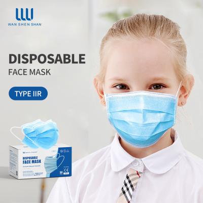 China Medical Care Medical Grade Face Masks Protective Disposable Small Size For Children En14683 TypeIIR for sale