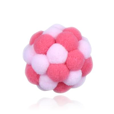 China Sustainable Hot Selling Nice Cat Toy Interactive Teasing Colorful Ball With Sound for sale