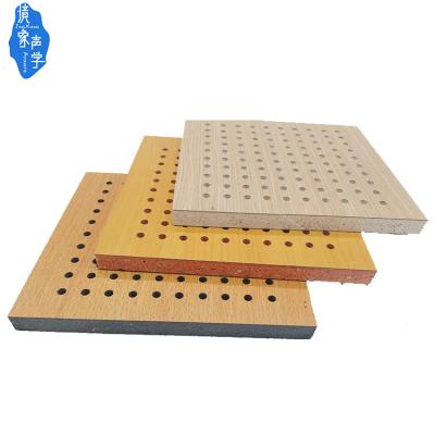 China Jingxiang Industrial Sound Absorbing Panel Micro Perforated Acoustic Gymnasium Wooden Wall Panels Acoustic Panels for sale