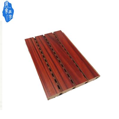 China Jingxiang Wood Grooved Wall Panels Hotel Industrial Acoustic Office Decor Acoustic Panels for sale