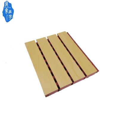 China Jingxiang Industrial Wood Sound Absorbing Ceiling and MDF Acoustic Sound Soundproofing Wall Wall Proof Wood Panels for sale