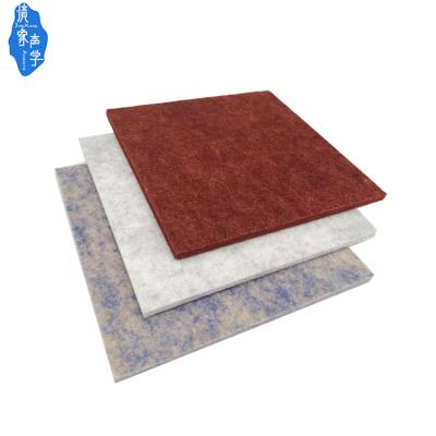 China Industrial Hot Selling 9mm Sound Absorption Flame Retardant PET Acoustic Panel For Office for sale