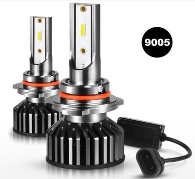 China Automobile lamp high power F2 led auto headlight h4 ZES chips 56W 8000lm H1 H4 H7 car led headlight bulb for sale