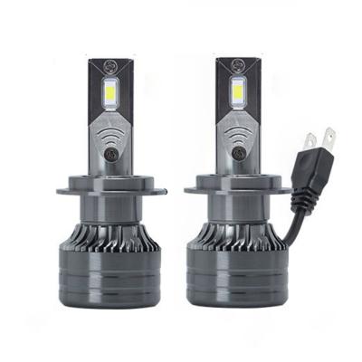 China Car Light T3 40w 5000LM 6000k High Power Led Chips Waterproof Motorcycle Led Headlight Bulb H4 h7 for sale