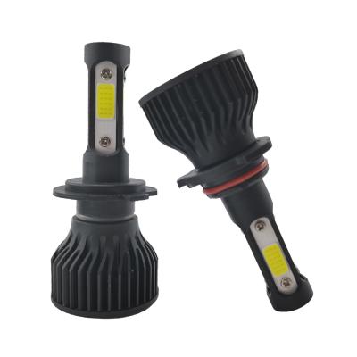 China Car light automobile led light V4 h11 h4 h7 light headlight 40w 4500lm S4 led headlight car led lights for sale