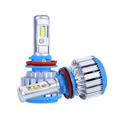 China Car Light T1 Turbo Led Super Bright Car Headlight 80W 8000lm H4 H7 H11 9005 Car Headlight Lamp for sale