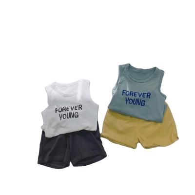 China Factory Direct Sales Breathable Can Customize Cotton Baby Loose Casual Sleeveless Vest for sale