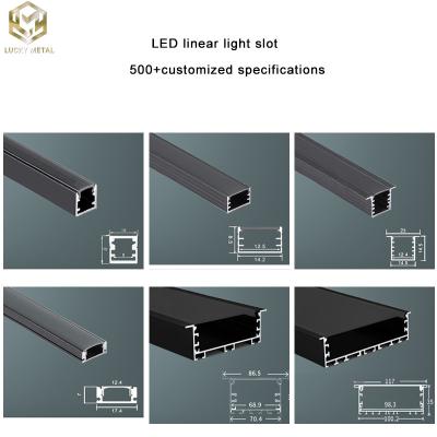 Κίνα Γραμμικό κουμπί 6063 Αλουμινίου Led Strip Προφίλ Andoized Τελειοποίηση Προσαρμοσμένη προς πώληση