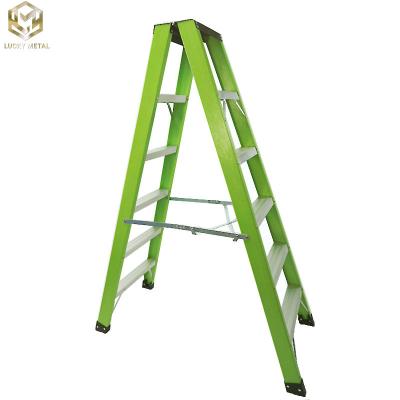 China Glasvezel Aluminium Telescopische Ladder Intrekbaar Voor Elektricien 4-10 Stap Te koop