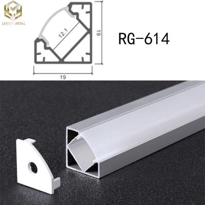 China 1m/2m/3m Länge Led Streifenlicht Profil 6063 Aluminiumlegierte Material zu verkaufen