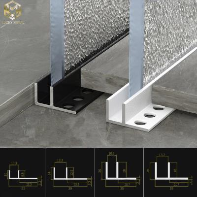 China F-Abschnitt Schampagner Aluminium-Türprofil Standard-Extrudierte Aluminiumprofile zu verkaufen