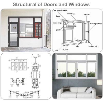 China Woodengrain Aluminium Sliding Window Profile Frame Extrusions OEM for sale