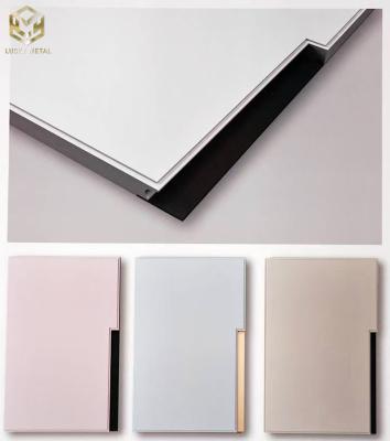 Cina Dispositivi in alluminio nero grigio cassetto di mobili manici in oro rosa per armadi della cucina in vendita