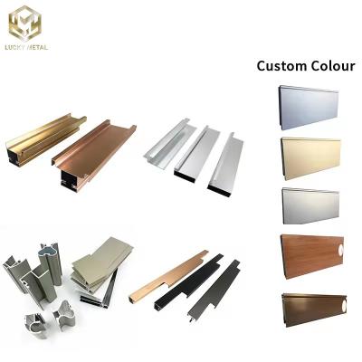 China Custom Aluminum Extrusion Profile For China Aluminum Extrusion Profile With Anodize Surface Kitchen Furniture For Kitchen for sale