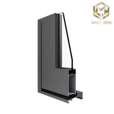 Chine Extrusion Section Door Aluminium Profile Powder Coating à vendre