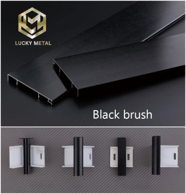 China Beautiful Colors Led Aluminium Profile Skirting Baseboard Wall Skirting Board Flooring Trims Aluminum Skirting for sale