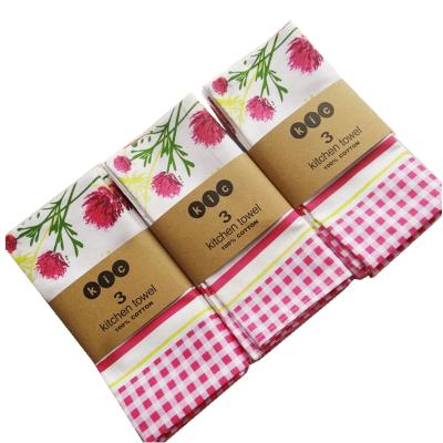 China Compressed Home Collection La Pastry Luxury Cotton Kitchen Towel for sale