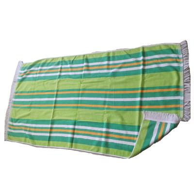 China Compressed 100% Cotton Jacquard Novelty Beach Towels With Fringe for sale