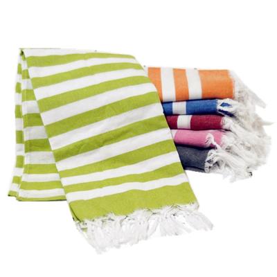 China Compressed Factory Directly Customized Fouta Turkish Bath Towe100% Cotton Fouta Beach Towels for sale