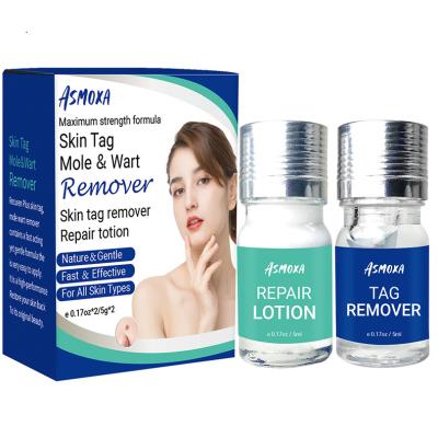 China Hot Selling Wart Label Oil Nevus Skin Herbal Painless Nevus Skin Tag Remover OEM Facial Custom Tags Removal for sale